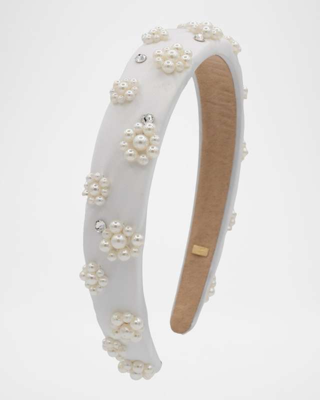 Girl's Satin Flower Headband